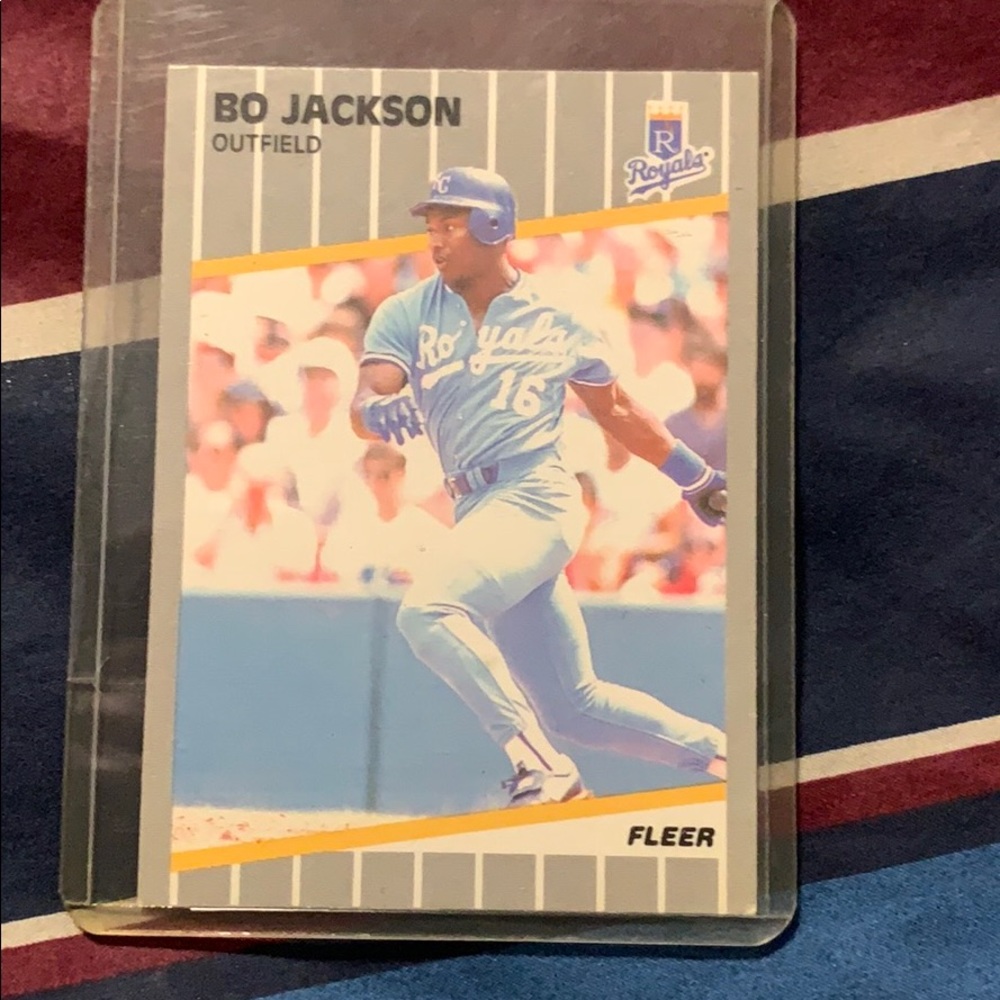 Super rare Bo Jackson baseball card!